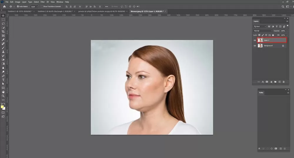 Open and Create Duplicate Layer of an Image