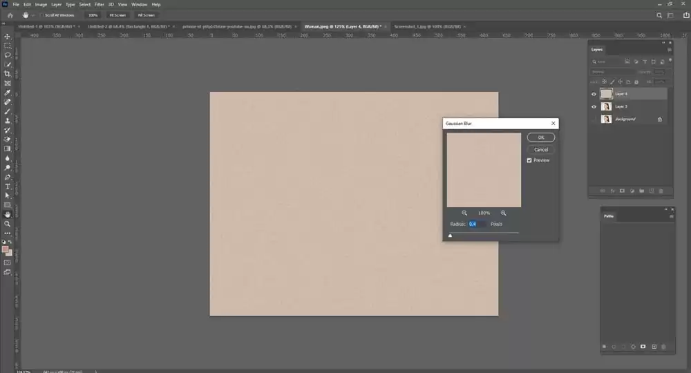 Add Noise and Apply Blur