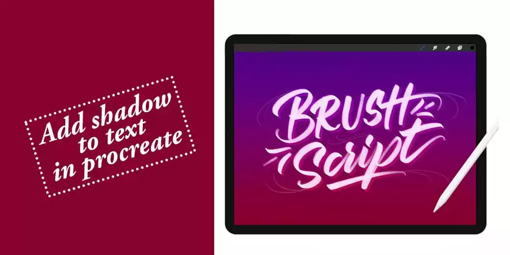 How-to-add-shadow-to-text-in-procreate