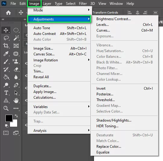 Add an Adjustment Layer