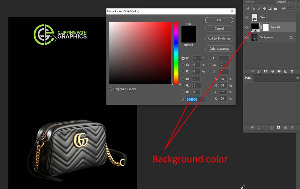 How to create the background