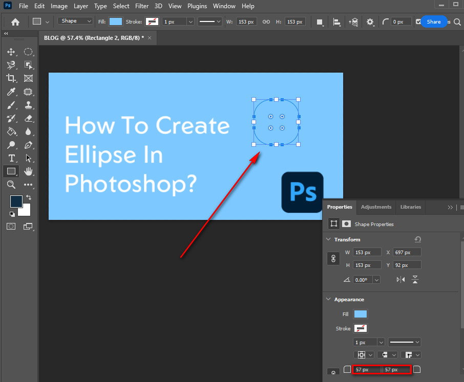 How To Create Ellipse In Photoshop