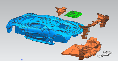 3D Car Modeling for 3D Printing