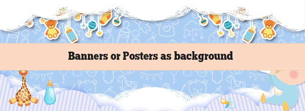 Banners-or-Posters-as-background