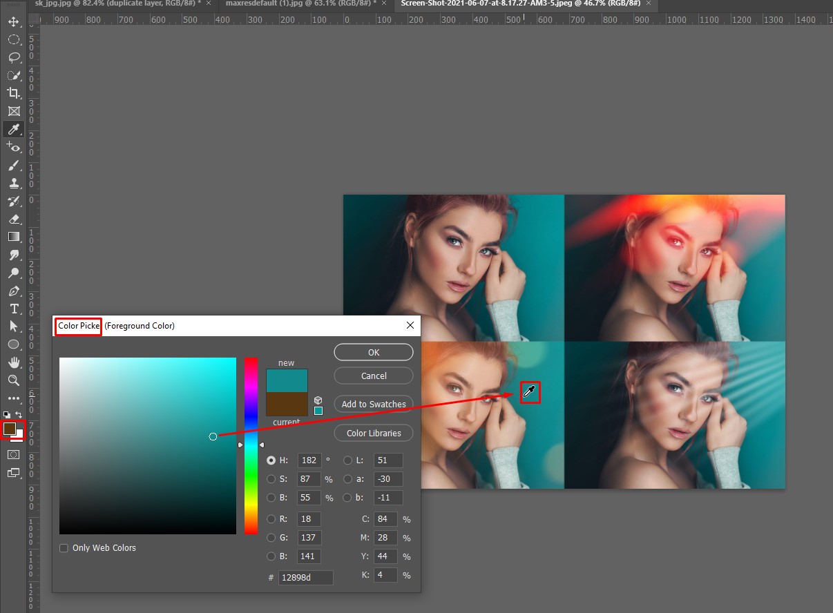 Photoshop color overlay change color- color overlay photoshop 2021