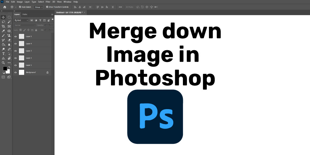 Merge-down-Image-in-Photoshop