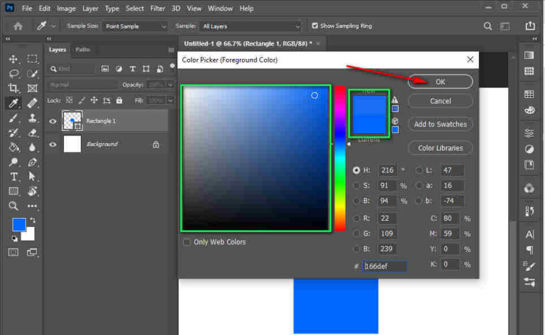 How To Change Foreground Color In Photoshop