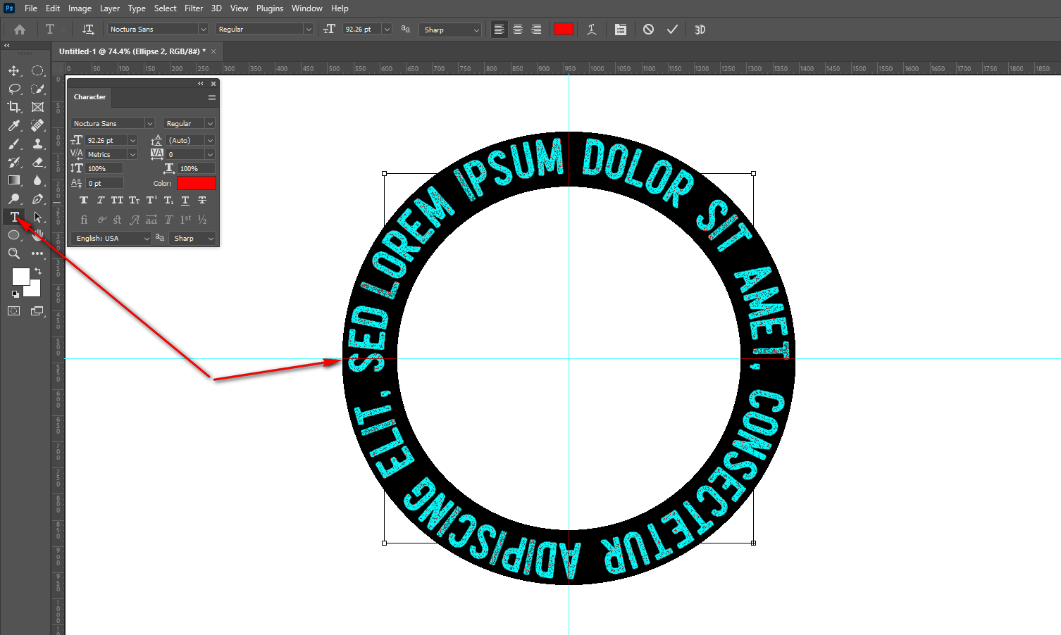 how-to-make-words-go-in-a-circle-photoshop